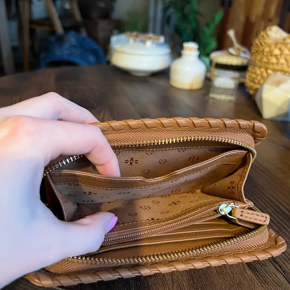 Tory Burch Tan Leather Wristlet - Picture 4 of 4